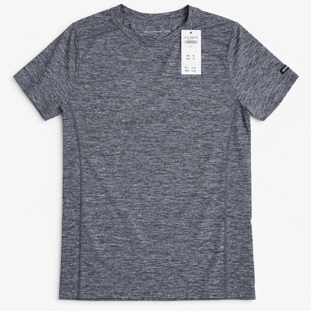 NWT Abercrombie Kids Athletic Tee Gray Size 11/12 Performance Shirt